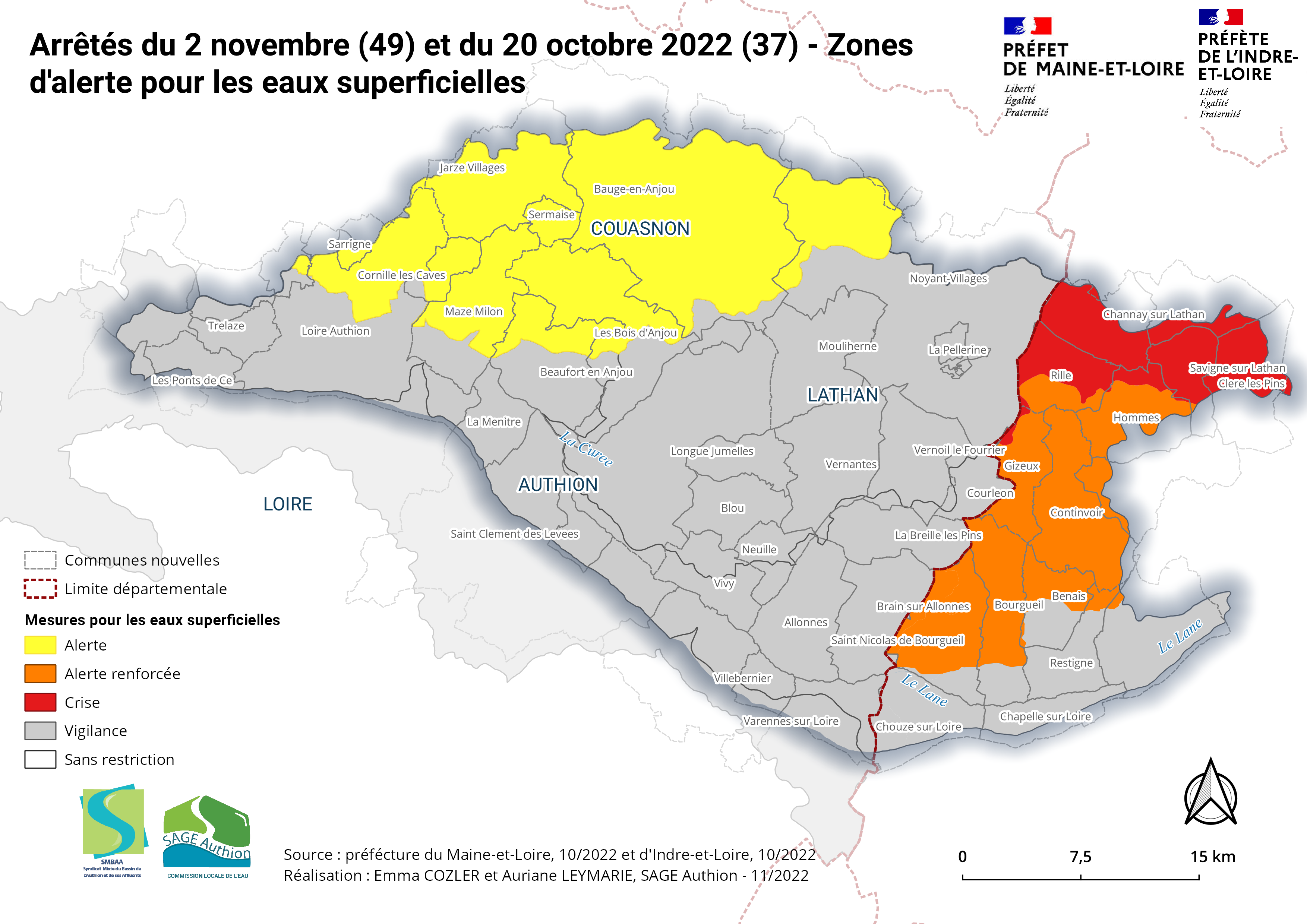 Juillet 2022 : un étiage et des restrictions d'usages qui s